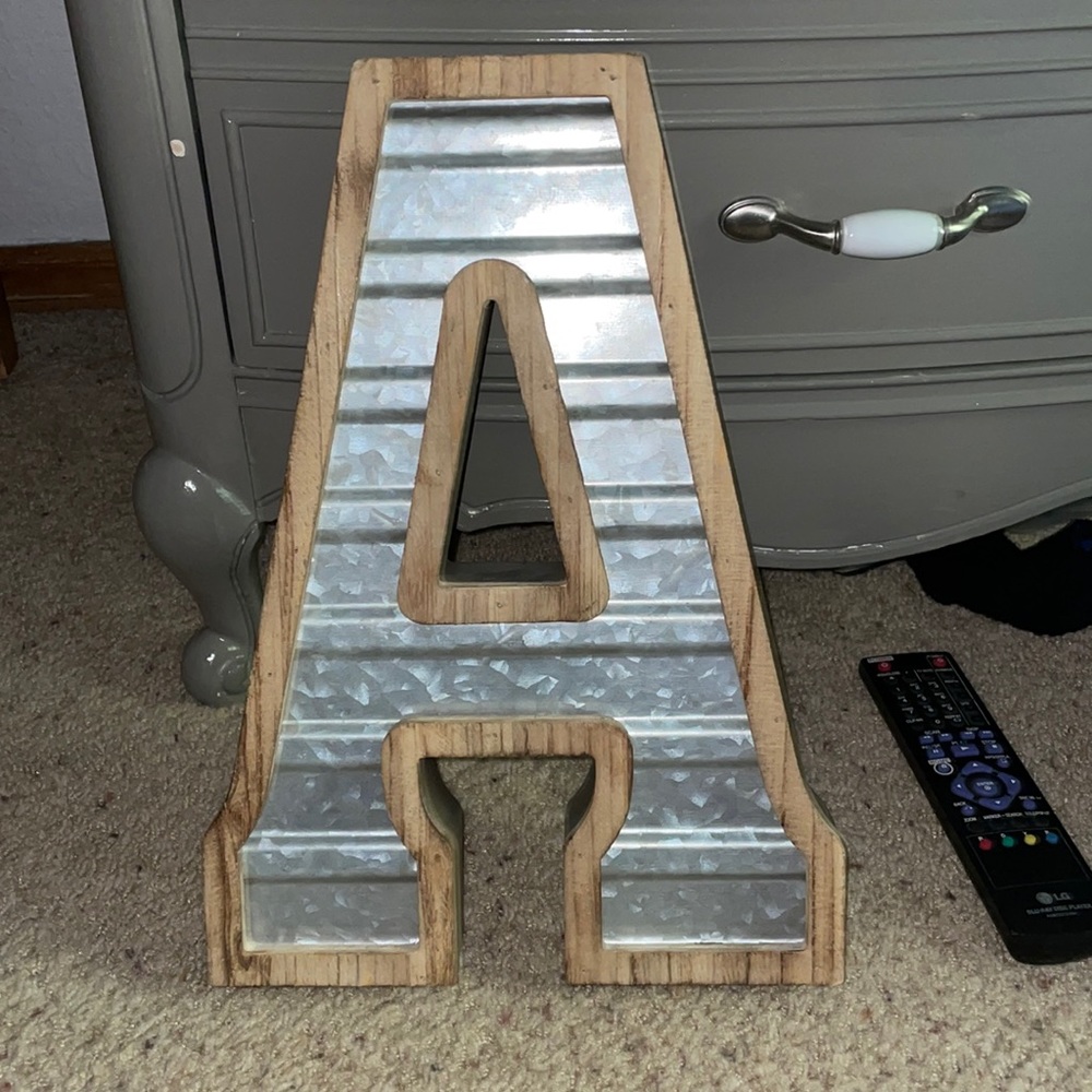 “A” decoration